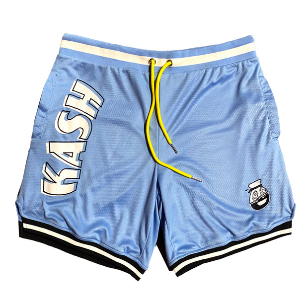 "Warp 2.0" Shorts in Baby Blue - Kash Clothing 