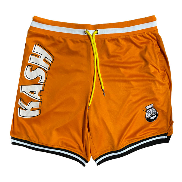 "Warp 2.0" Shorts in Orange - Kash Clothing 