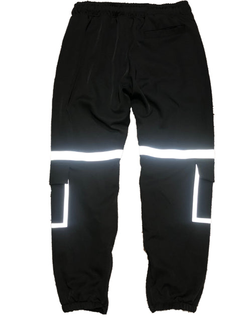 "Flash" Cargo Joggers in Black - Kash Clothing 