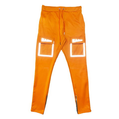 "Ziggy Kash" Pants in Orange - Kash Clothing 