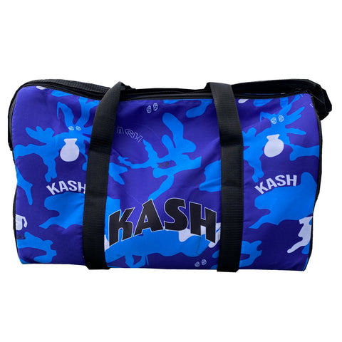 "Camo Kash" Duffel in Blue - Kash Clothing 