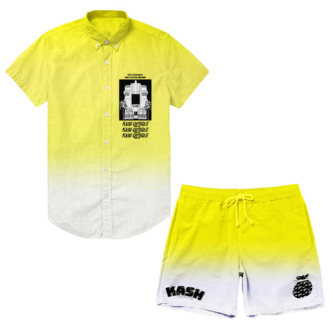 "Faded Cloud" in Yellow [SET] - Kash Clothing 