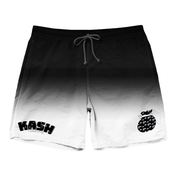 "Faded Cloud" Trunks in Black - Kash Clothing 