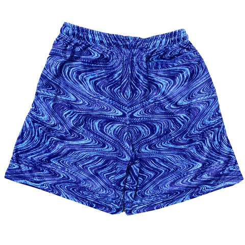 "Lava Kash" Mesh Shorts in Blue - Kash Clothing 