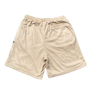 "Flame On" Mesh Shorts in Tan - Kash Clothing 