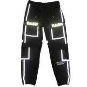 "Flash" Cargo Joggers in Black - Kash Clothing 