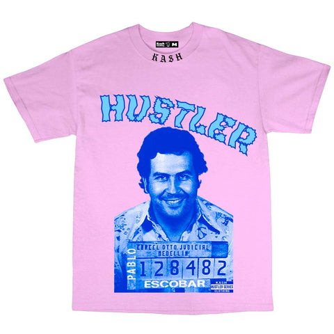 "Hustler 2.0" Tee in Pink - Kash Clothing 