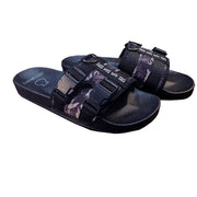 "Old English" Sandals in Black - Kash Clothing 