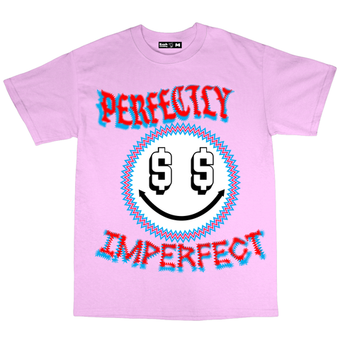 "Imperfect" Tee in Pink - Kash Clothing 