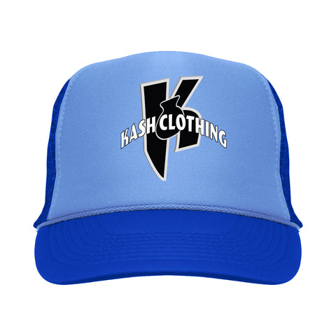 "B.C" Trucker Hat in Blue - Kash Clothing 