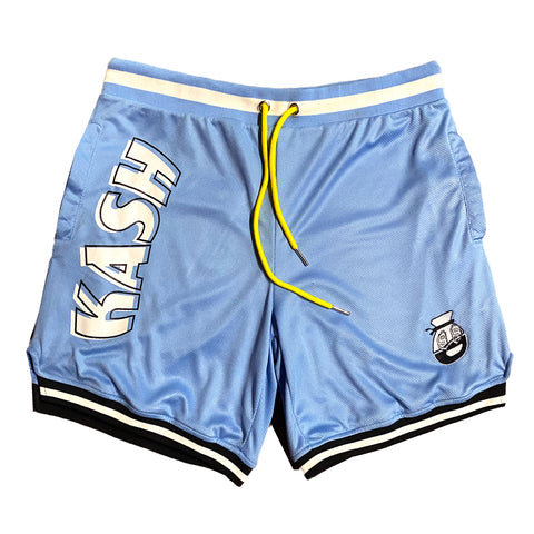 "Warp 2.0" Shorts in Baby Blue - Kash Clothing 